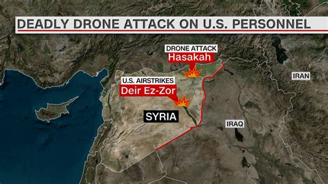 Suspected Iranian-affiliated drone kills US contractor and wounds 5 US service members in northeast Syria